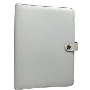 Websters Pages White Gold Faux Leather B6 Size Planner Organizer
